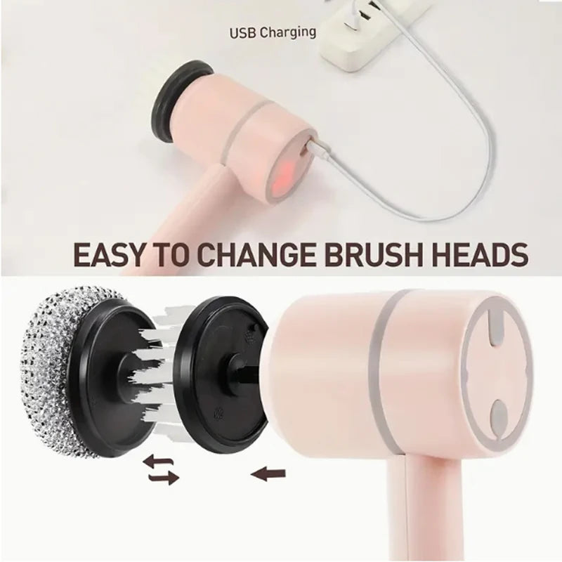 Electric Cleaning Brush | Electric Spin Scrubber | NextEdge